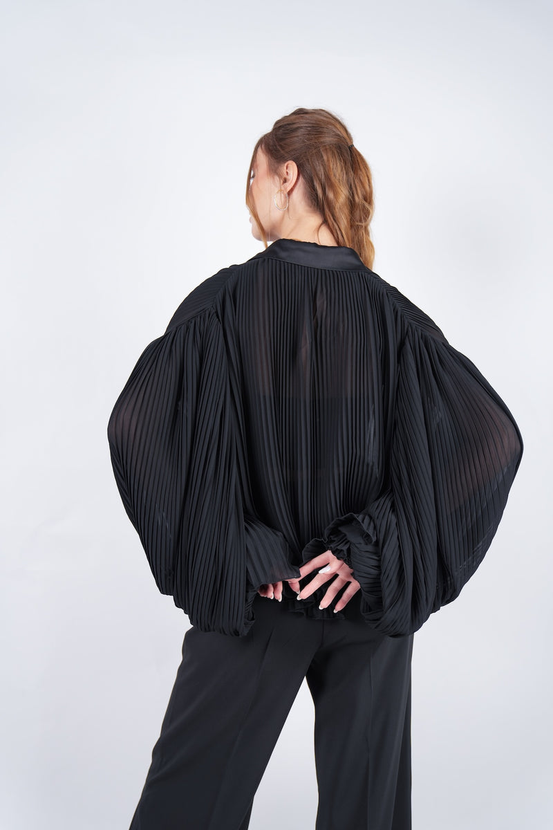 chemise Pleated with ruffles