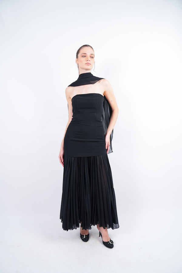 Drop Waist Pleated
