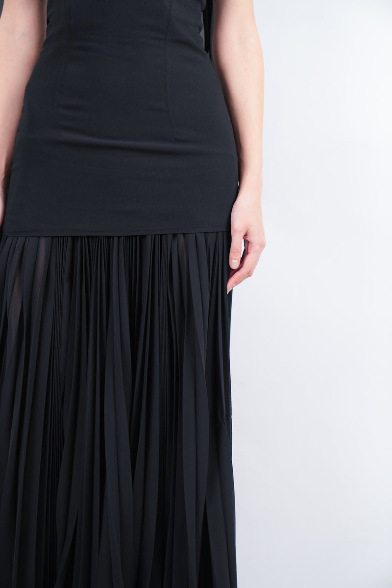 Drop Waist Pleated