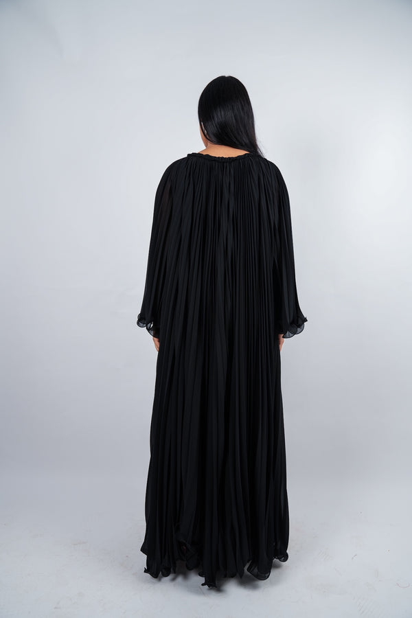 Pleated Kaftan Dress