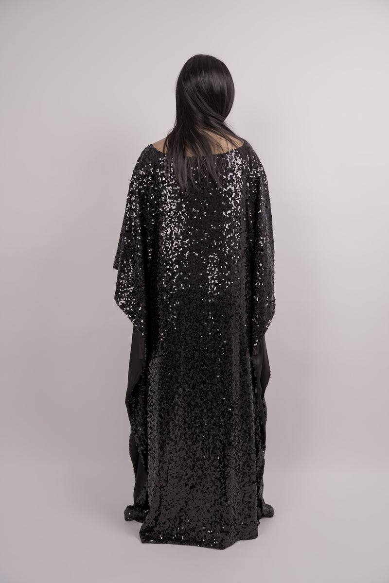 Sequin Kaftan Dress