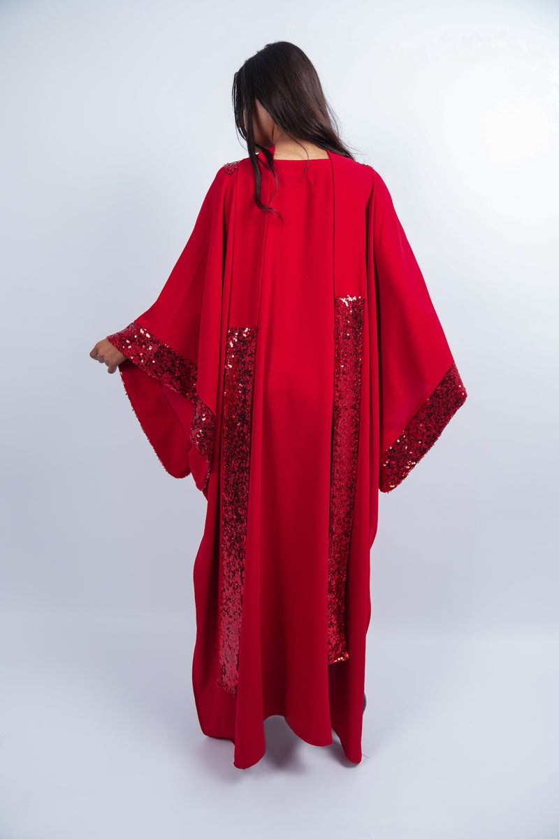Sequin Trim Kaftan
