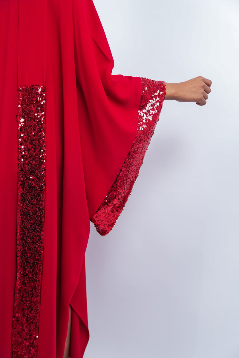 Sequin Trim Kaftan