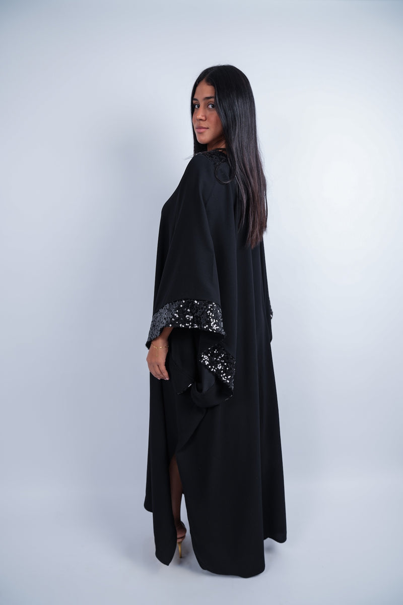 Sequin Trim Kaftan