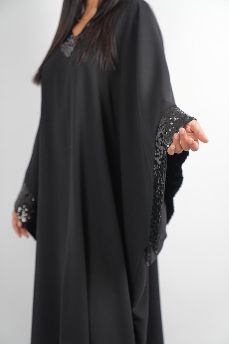 Sequin Trim Kaftan