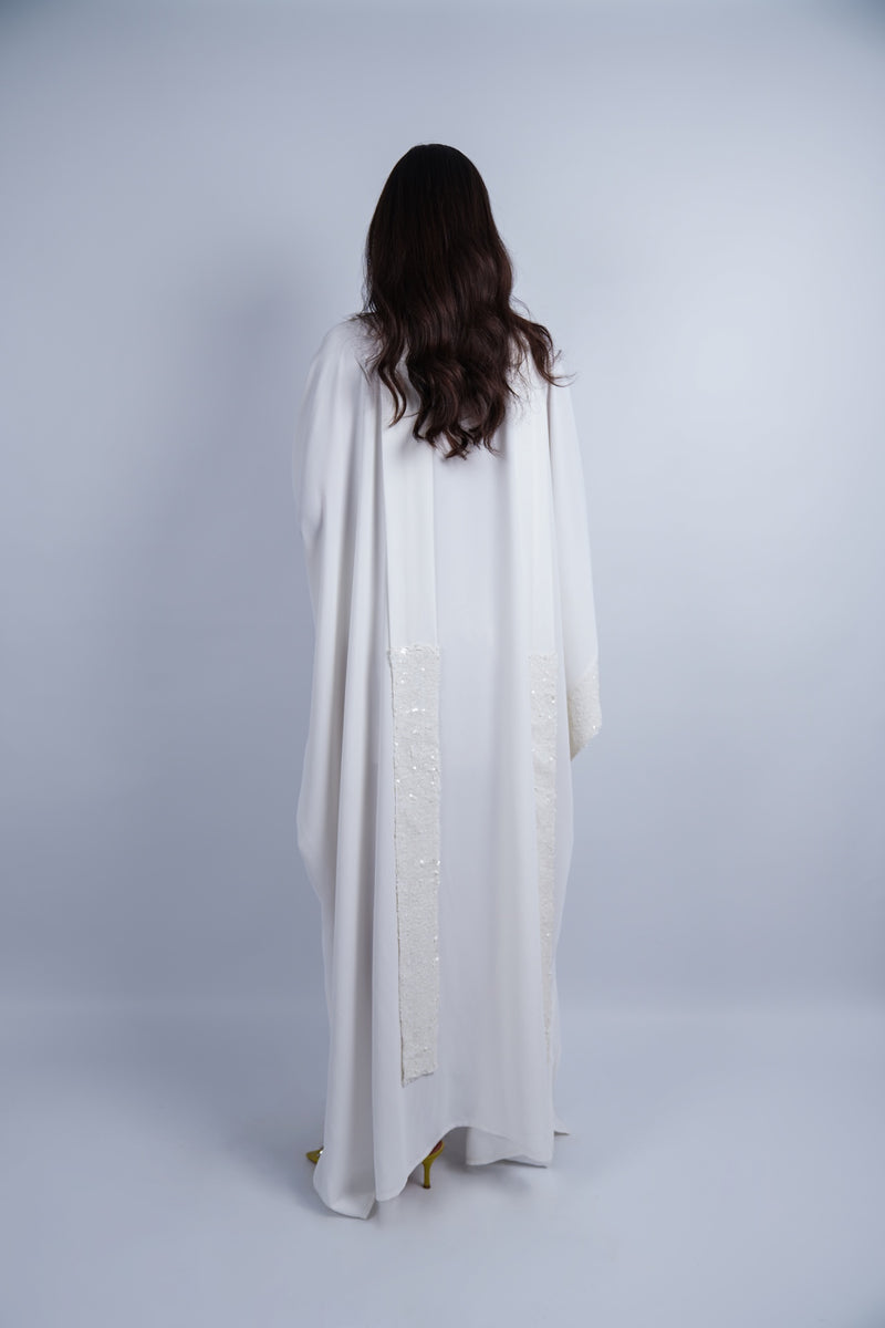 Sequin Trim Kaftan